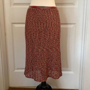 VINTAGE Cynthia Steffe Knit Crochet Skirt